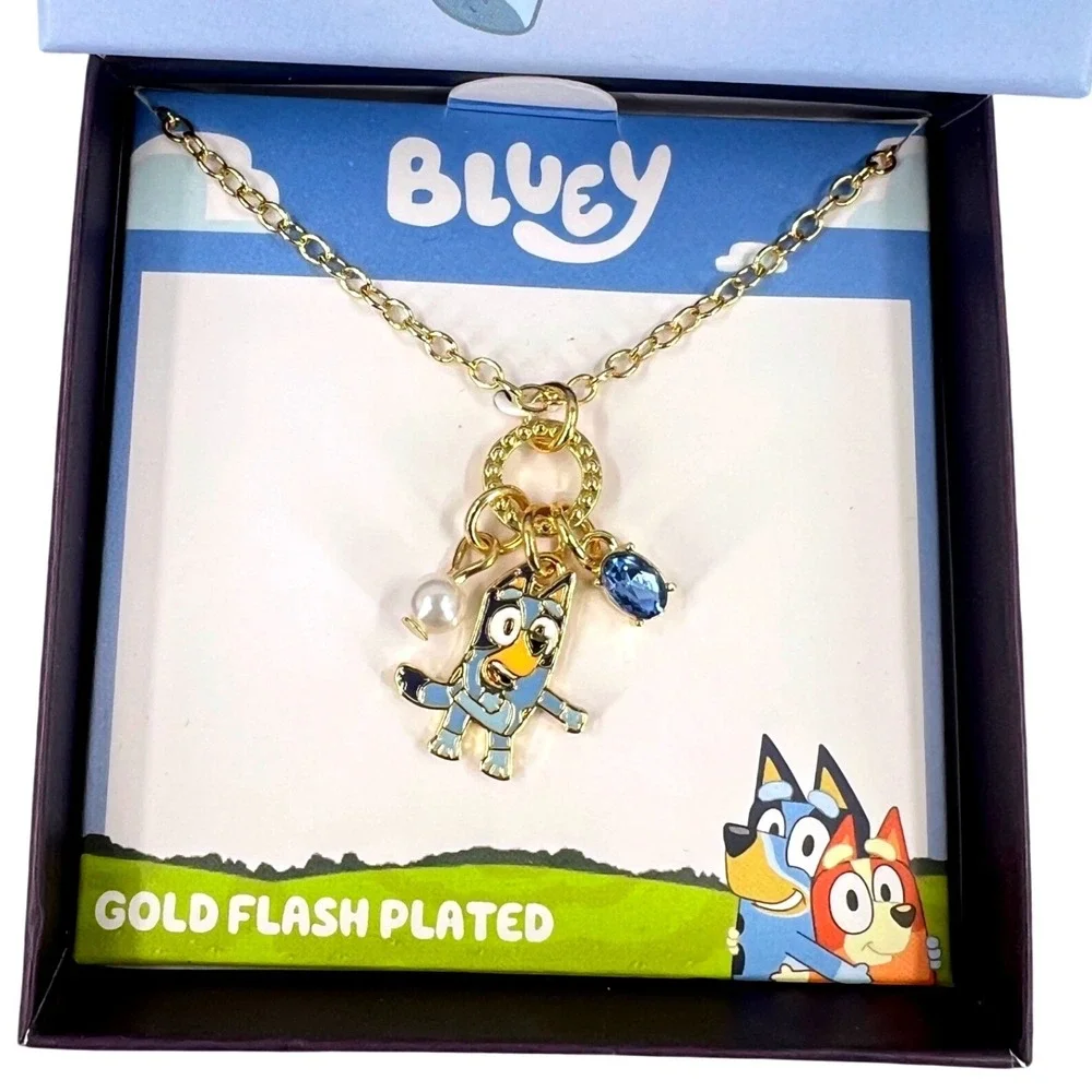 Bluey Dangle Drop‎ Necklace 18